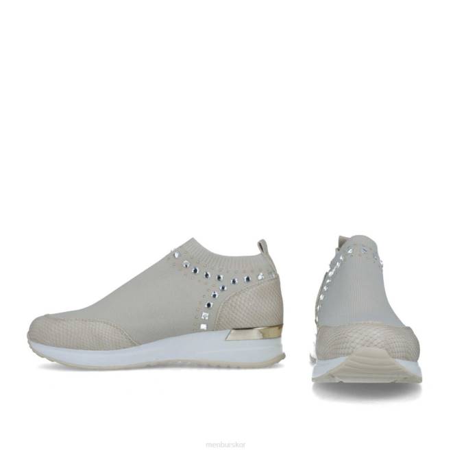 Menbur kvinnor beige Paydia sneakers 608J591