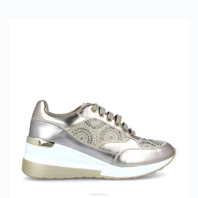 Menbur kvinnor beige bellombra sneakers 608J622