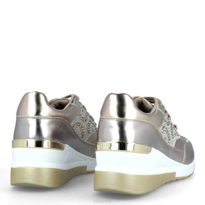 Menbur kvinnor beige bellombra sneakers 608J622