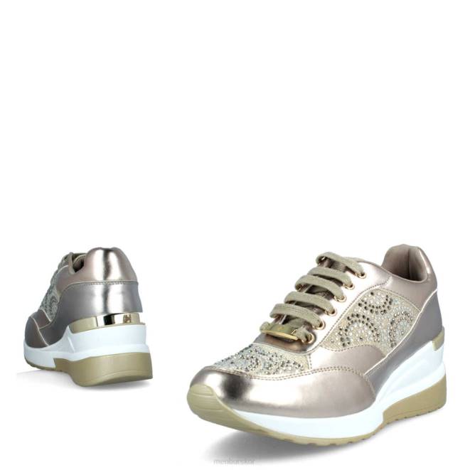 Menbur kvinnor beige bellombra sneakers 608J622