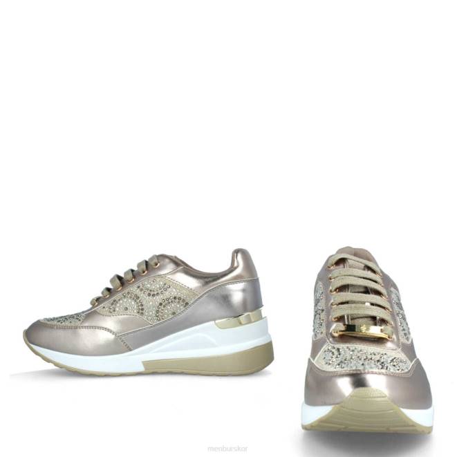 Menbur kvinnor beige bellombra sneakers 608J622