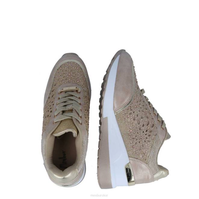 Menbur kvinnor beige canalaccia sneakers 608J3698