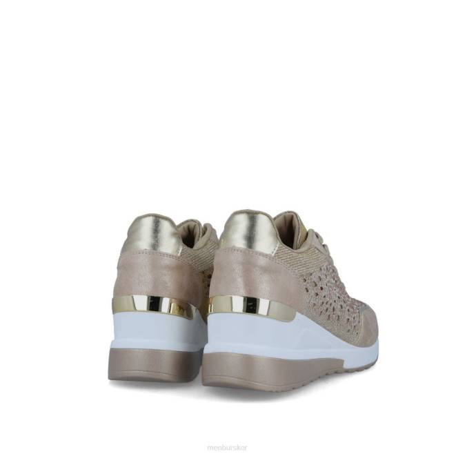 Menbur kvinnor beige canalaccia sneakers 608J3698