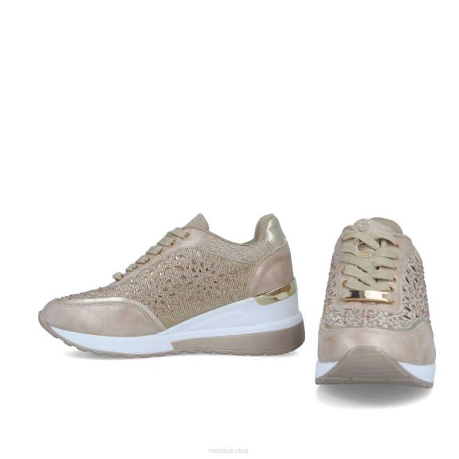 Menbur kvinnor beige canalaccia sneakers 608J3698
