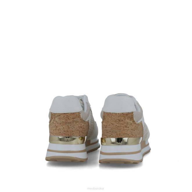 Menbur kvinnor beige hestia sneakers 608J686