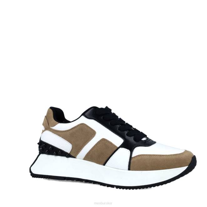 Menbur kvinnor beige lares sneakers 608J561