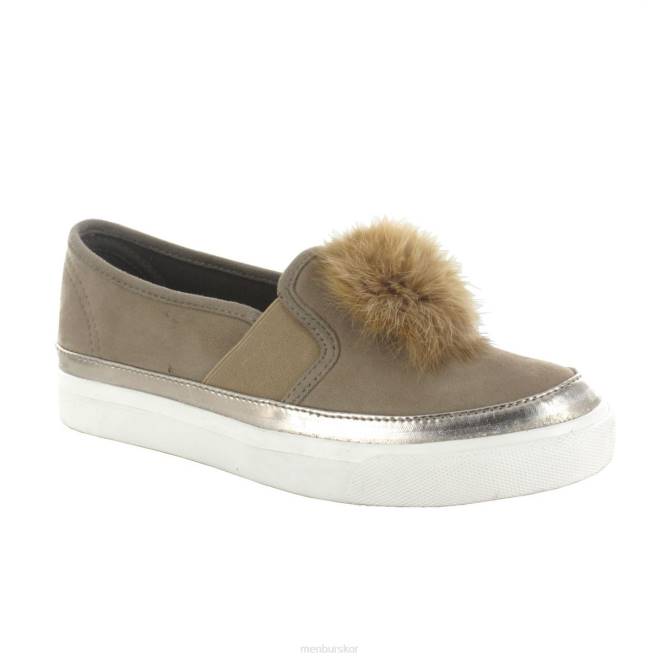 Menbur kvinnor beige luyten sneakers 608J3708