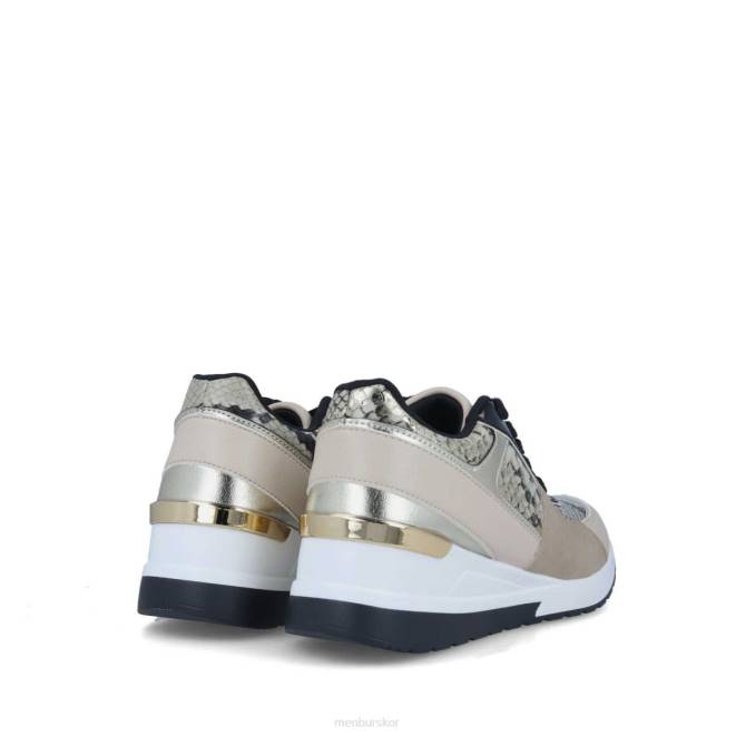 Menbur kvinnor beige pietra sneakers 608J656