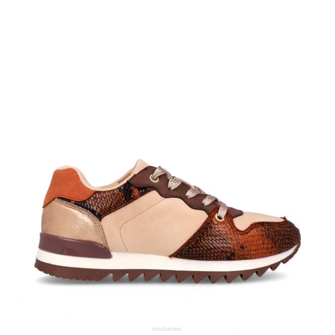 Menbur kvinnor beige terne sneakers 608J709