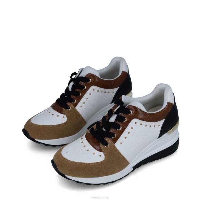 Menbur kvinnor brun charoita sneakers 608J577