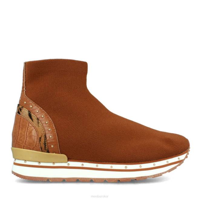 Menbur kvinnor brun lonicera sneakers 608J3649