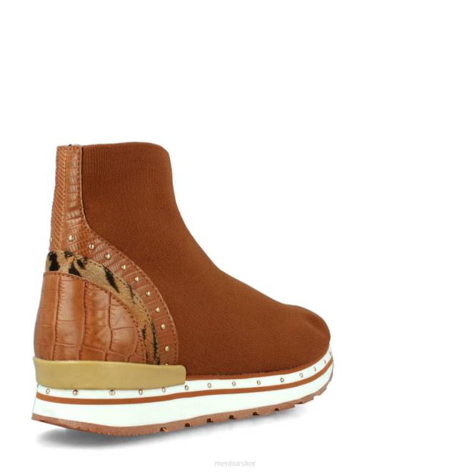 Menbur kvinnor brun lonicera sneakers 608J3649