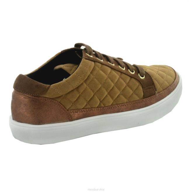 Menbur kvinnor brun ross sneakers 608J3705
