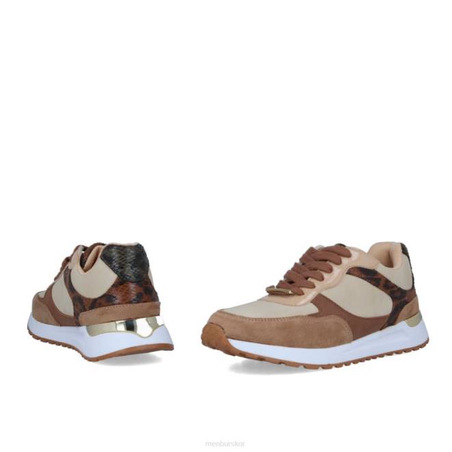 Menbur kvinnor brun salentina sneakers 608J655