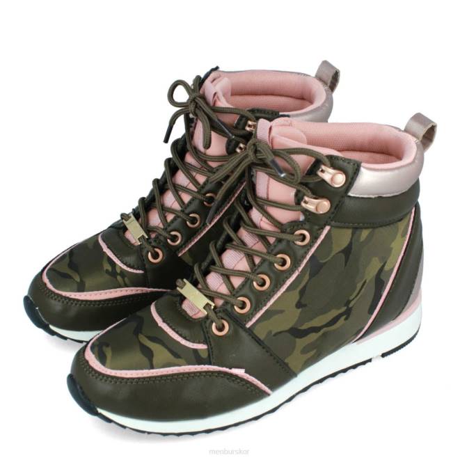 Menbur kvinnor grön terraseo sneakers 608J641