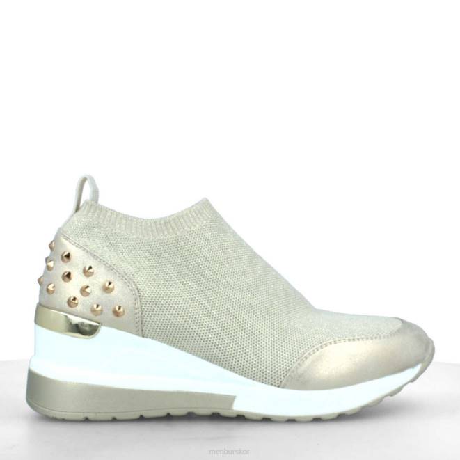 Menbur kvinnor guld brusasco sneakers 608J3665