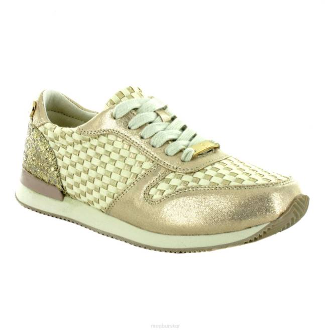 Menbur kvinnor guld caivano sneakers 608J701