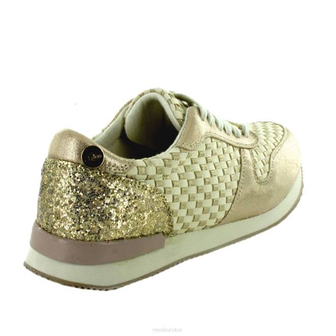 Menbur kvinnor guld caivano sneakers 608J701