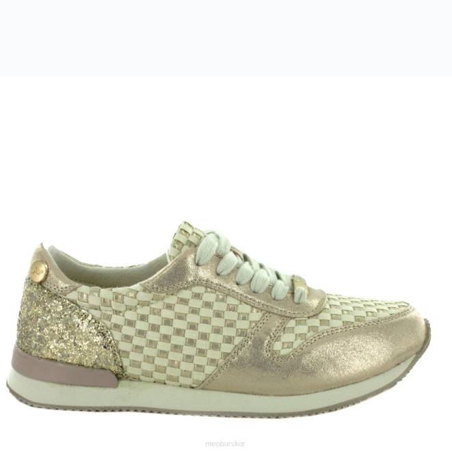 Menbur kvinnor guld caivano sneakers 608J701