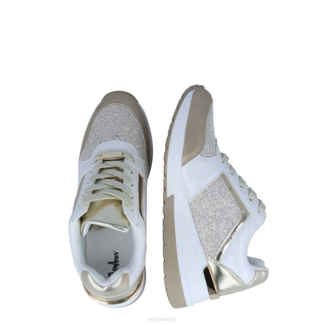 Menbur kvinnor guld caprarola sneakers 608J665
