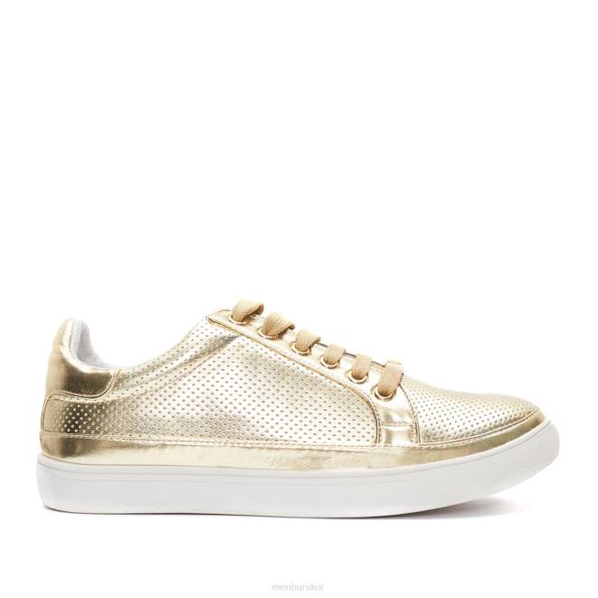 Menbur kvinnor guld drake sneakers 608J692