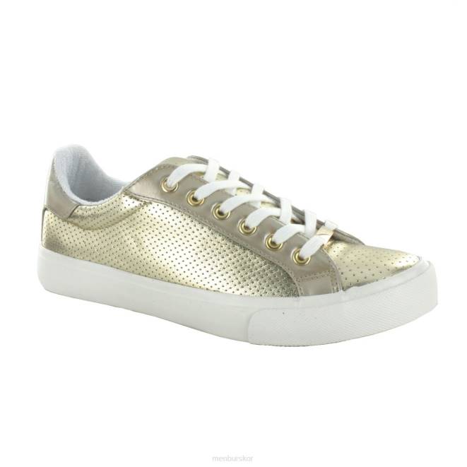 Menbur kvinnor guld drake sneakers 608J692