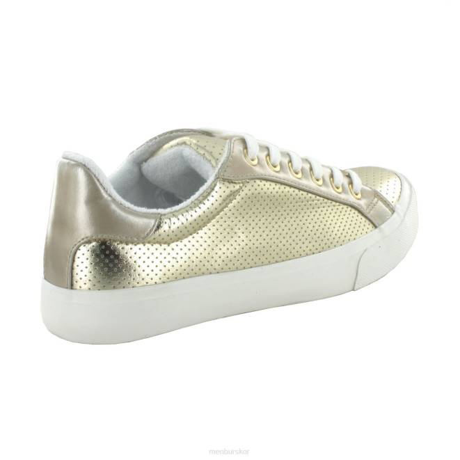 Menbur kvinnor guld drake sneakers 608J692