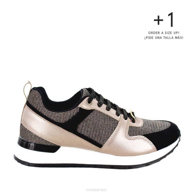Menbur kvinnor guld sirolo sneakers 608J3685