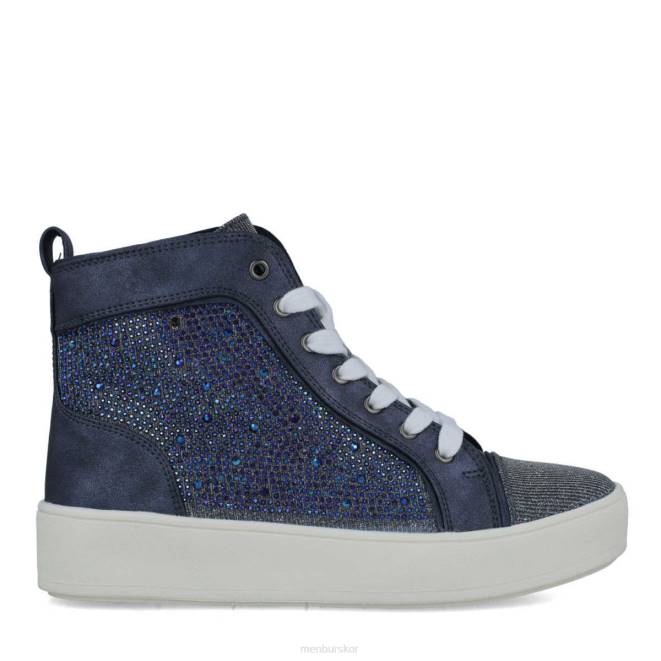 Menbur kvinnor mörkblå adrastea sneakers 608J3656