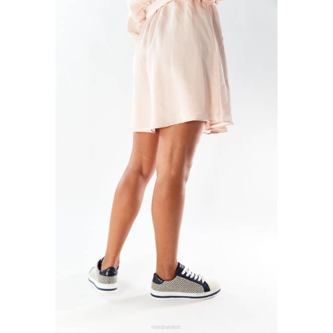 Menbur kvinnor mörkblå campese sneakers 608J674