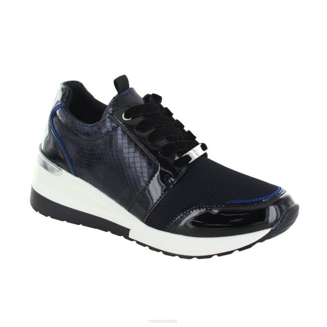 Menbur kvinnor mörkblå torrone sneakers 608J652
