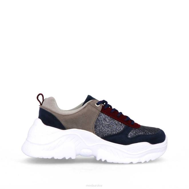 Menbur kvinnor mörkblå tortol sneakers 608J651