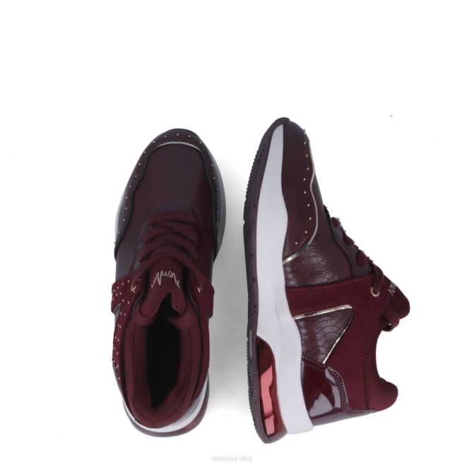 Menbur kvinnor röd actea sneakers 608J599