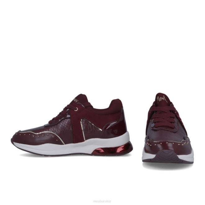Menbur kvinnor röd actea sneakers 608J599