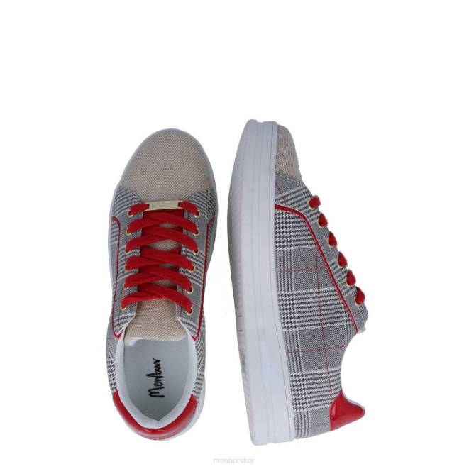 Menbur kvinnor röd biscina sneakers 608J672