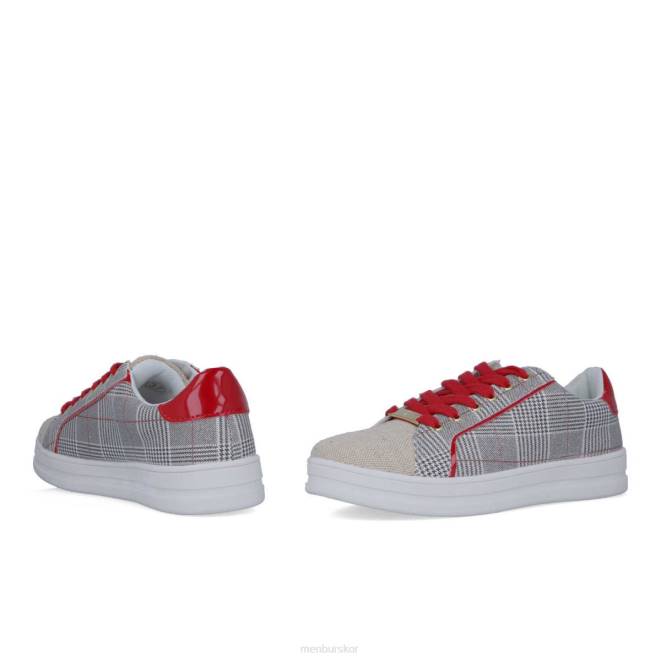 Menbur kvinnor röd biscina sneakers 608J672