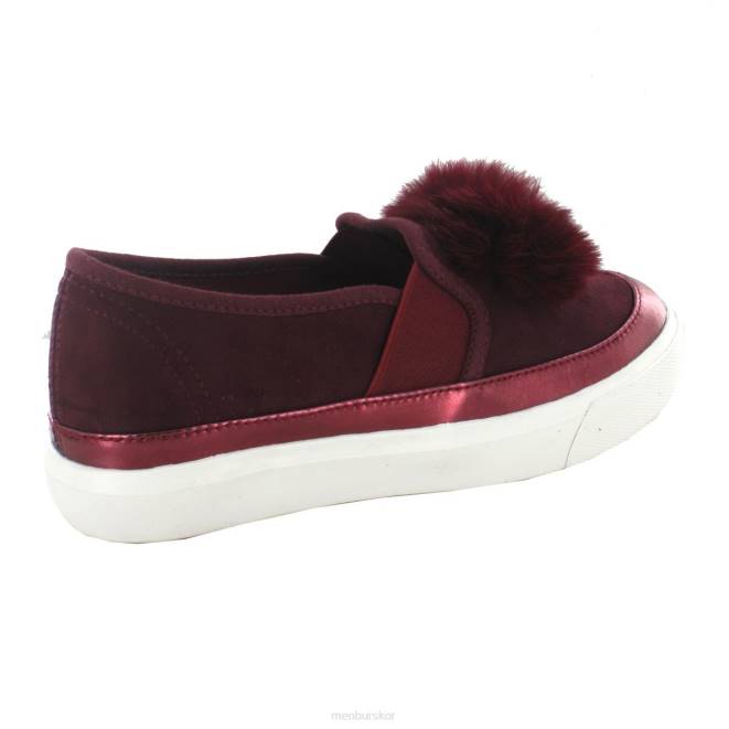 Menbur kvinnor röd luyten sneakers 608J3709