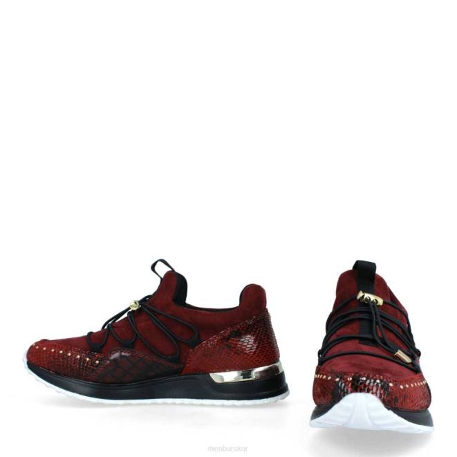 Menbur kvinnor röd spartimento sneakers 608J627