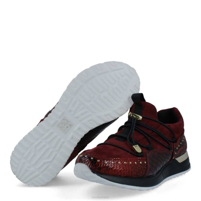 Menbur kvinnor röd spartimento sneakers 608J627