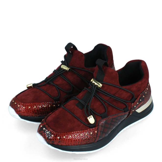 Menbur kvinnor röd spartimento sneakers 608J627