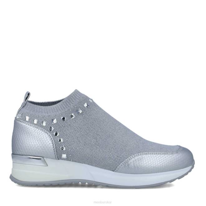 Menbur kvinnor silver Paydia sneakers 608J3655