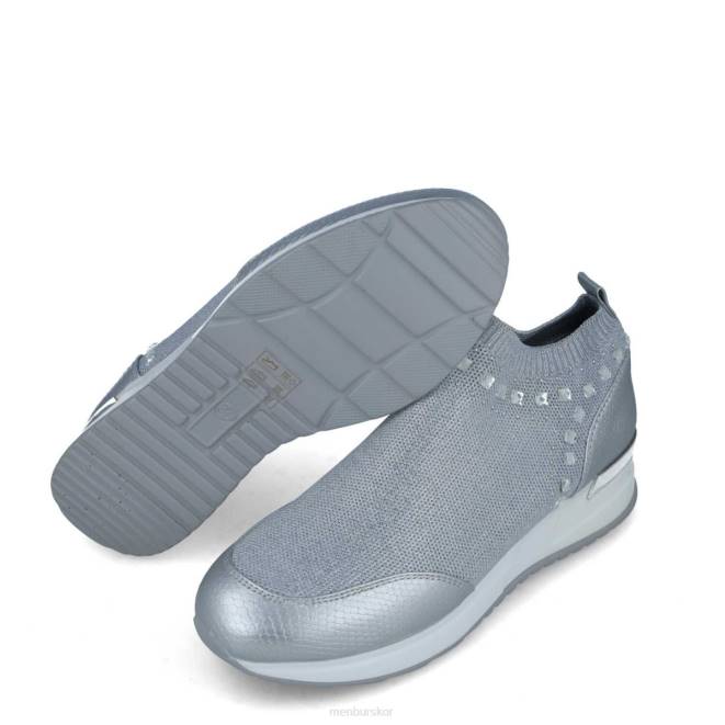 Menbur kvinnor silver Paydia sneakers 608J3655