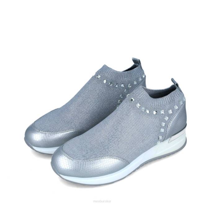 Menbur kvinnor silver Paydia sneakers 608J3655