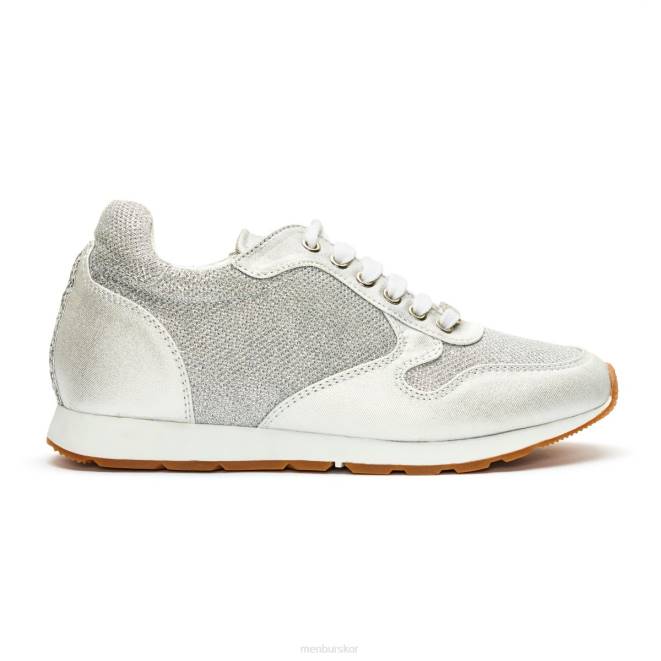 Menbur kvinnor silver biati sneakers 608J3712