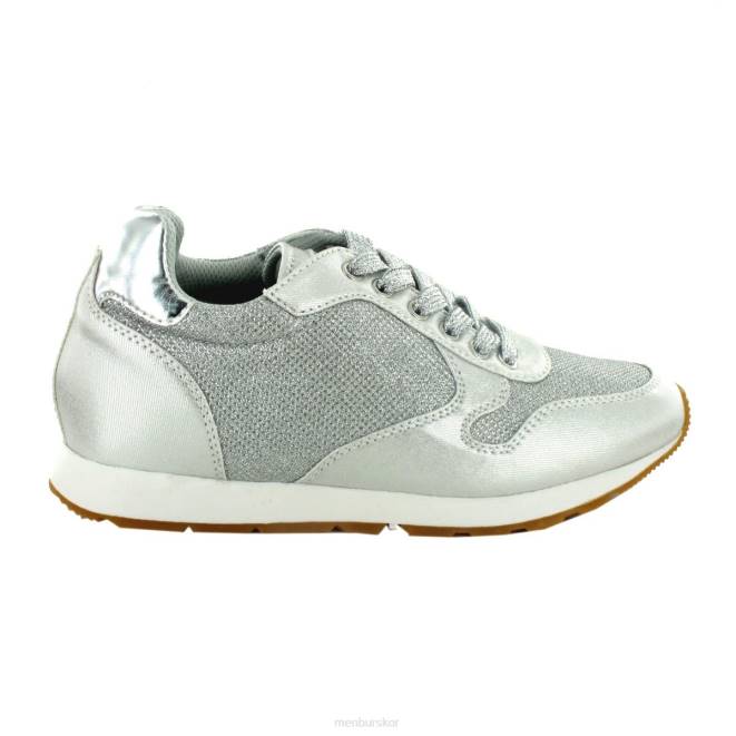 Menbur kvinnor silver biati sneakers 608J3712