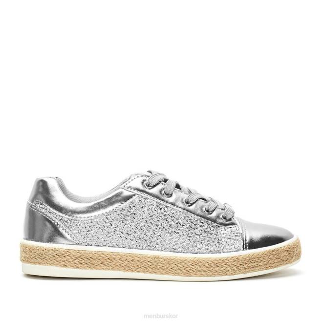 Menbur kvinnor silver calambrone sneakers 608J3714