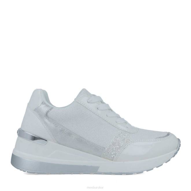 Menbur kvinnor silver clevea sneakers 608J581