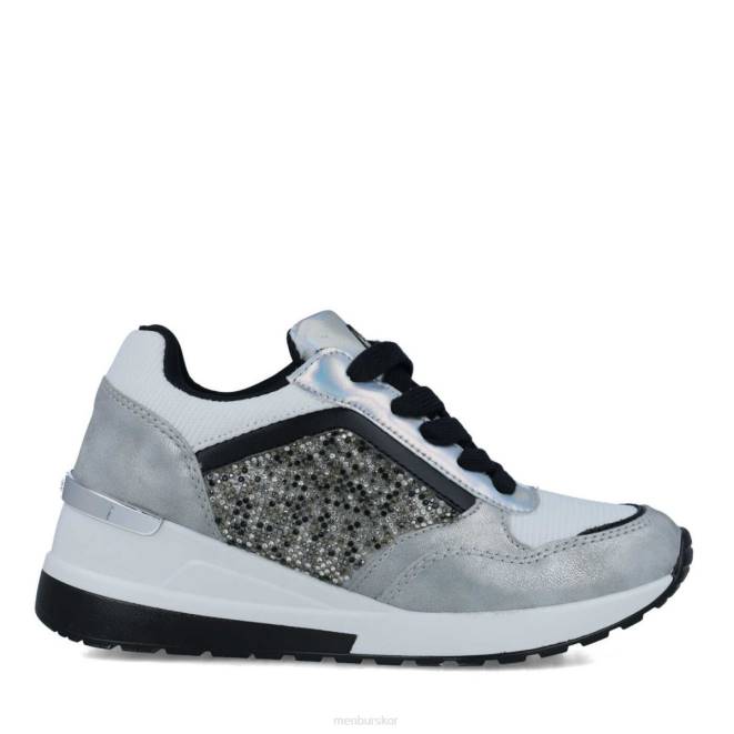 Menbur kvinnor silver tracia sneakers 608J595