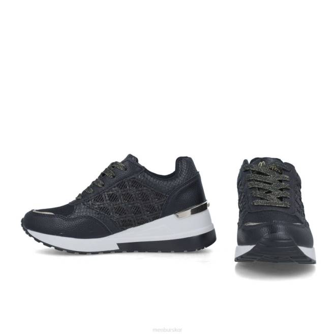 Menbur kvinnor svart acte sneakers 608J3658