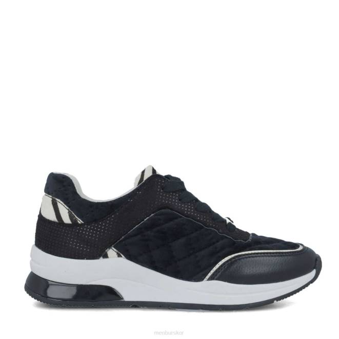 Menbur kvinnor svart almandino sneakers 608J607